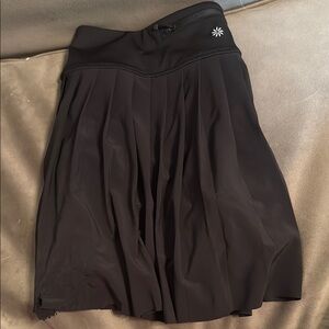 Athleta Black Pleated tennis Skirt